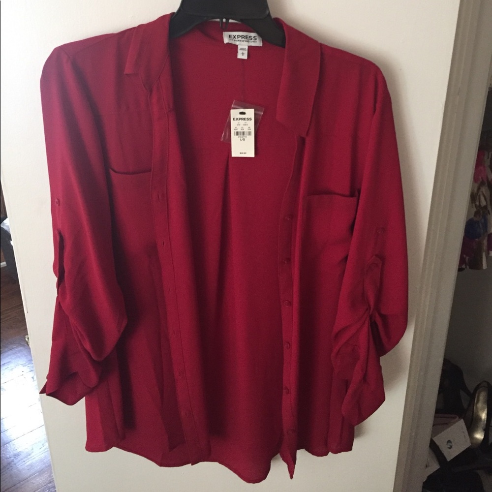 Red button up top